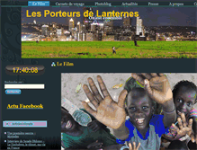 Tablet Screenshot of lesporteursdelanternes.com